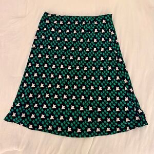 Ann Taylor Floral Midi Skirt